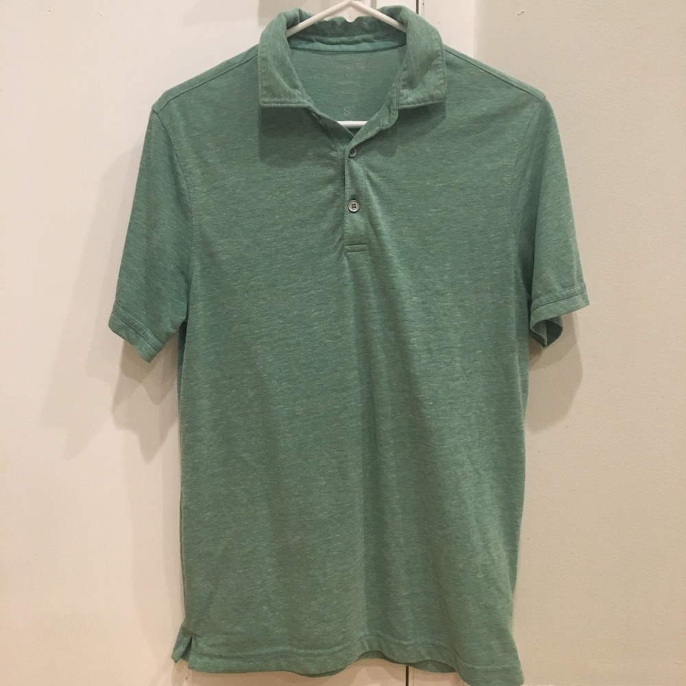 Green short sleeve polo from Banana Republic